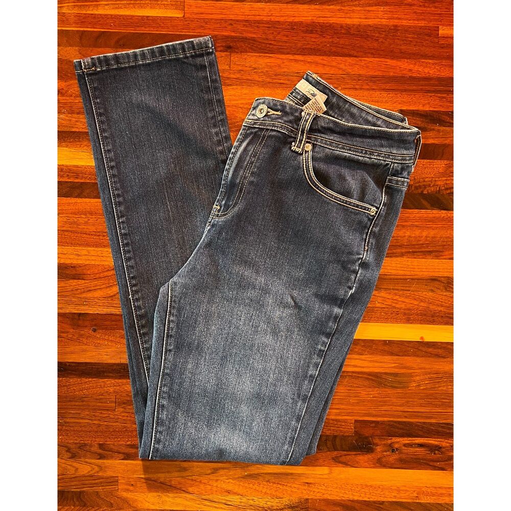 Chico’s Platinum Straight Leg Jeans Women’s Size 00R 28” Medium Wash Denim